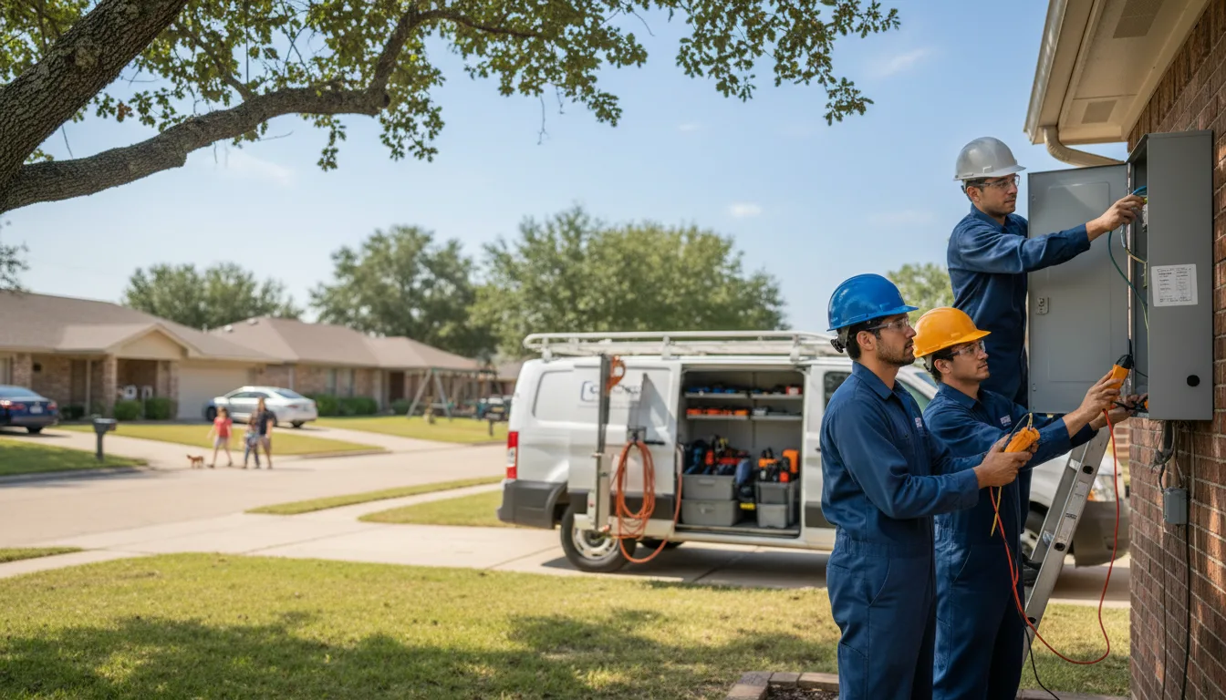 Certified electrician providing emergency electrical services in Accident, MD